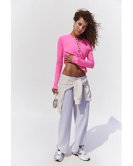 Fp Movement Pink Cool Down Solid Crew
