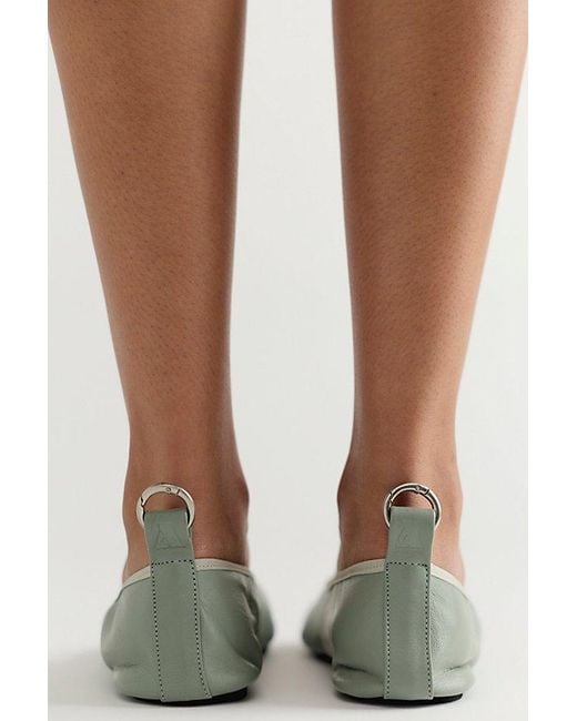 Alohas Blue Naira Mary Jane Ballet Flats