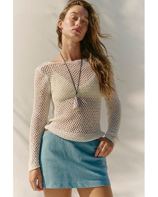 free-est Natural My Little Micro Mini Skort By