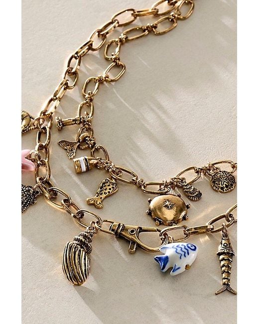 Free People Natural Maxamillion Charm Necklace