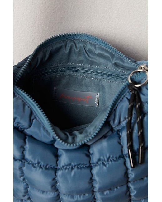 Fp Movement Blue Quilted Mini Carryall Sling