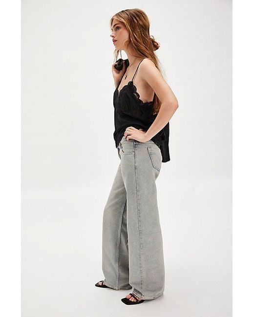 Levi's White Low Loose Jeans
