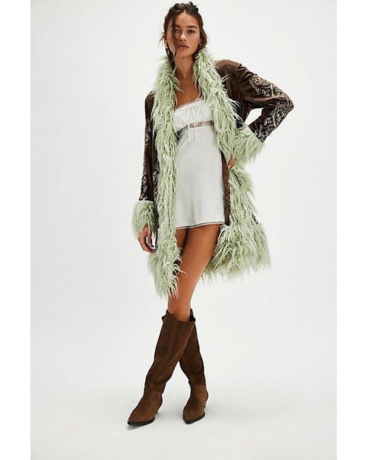 Urban Outfitters Green Moon Glow Coat