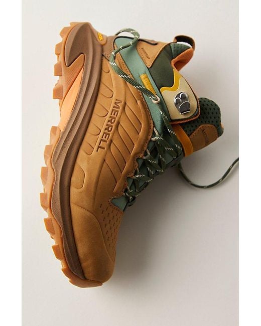 Merrell Natural Moab Speed 2 Leather Mid Waterproof Boots