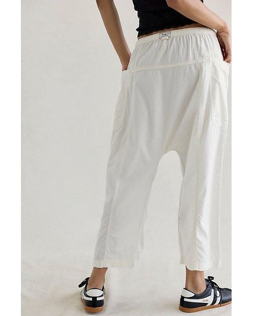 Free People Multicolor Need You Now Solid Cotton-Poplin Harem Pants