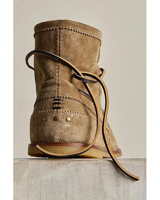 Free People Multicolor Benny Boat Shoe Boots Shoe