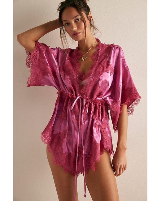 Intimately By Free People Red Slip Into Something Romper By