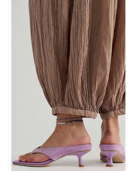 Jeffrey Campbell Brown Luca Thong Heels
