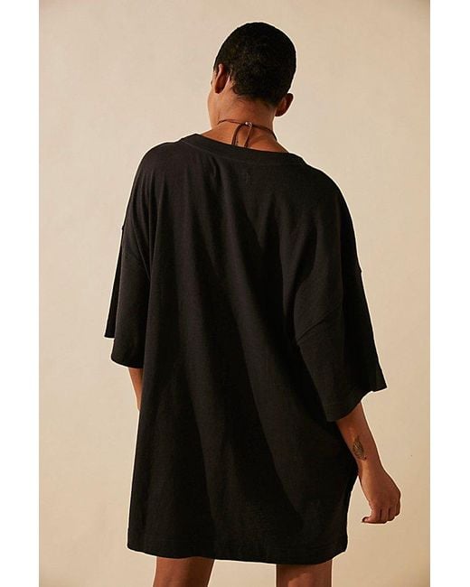 free-est Natural Essential Extreme Tee Mini Dress By
