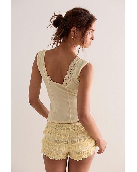 Intimately By Free People Natural Just A Crush Shorties By