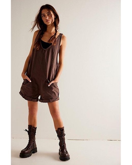 Free People Brown We The Free High Roller Shortall