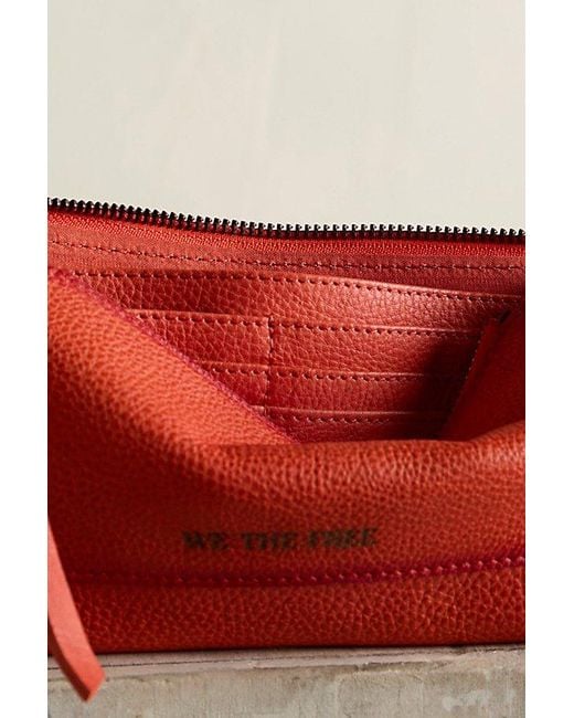 Free People Red Emerson Wallet