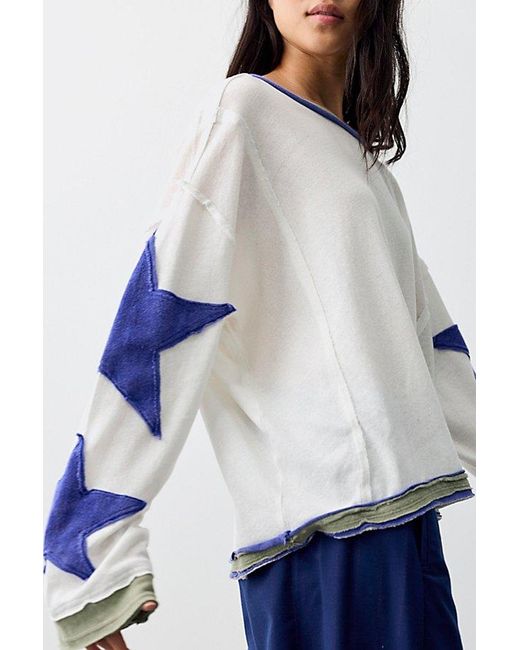 Free People Blue You're A Star Tee