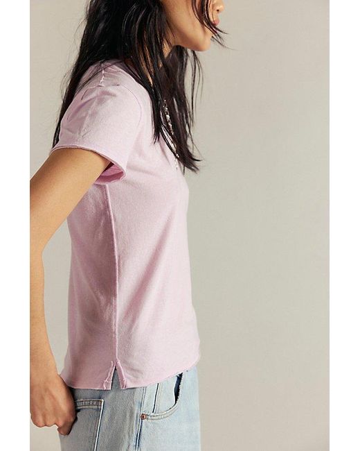 (取寄) フリーピープル レディース ノバ ティー Free People women Nova Tee Pink Free People Nova Tee in Pink | Lyst