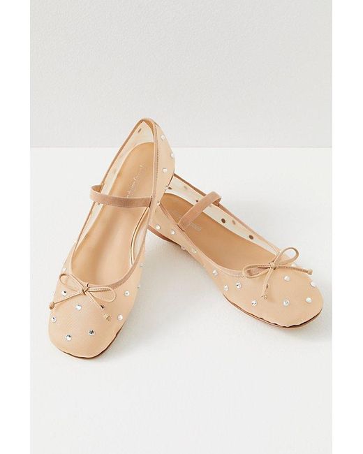 Jeffrey Campbell Natural Shine For You Ballet Flats