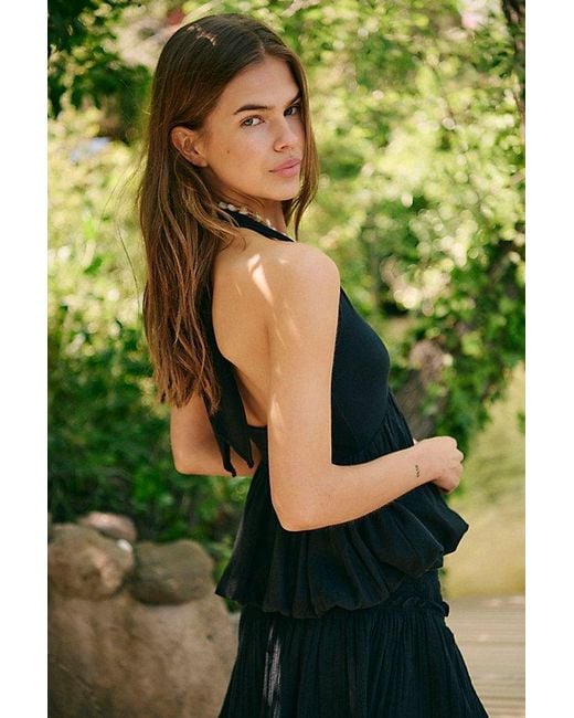 free-est Green Paige Top By