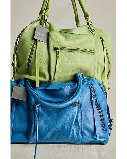 Free People Green Emerson Tote Bag