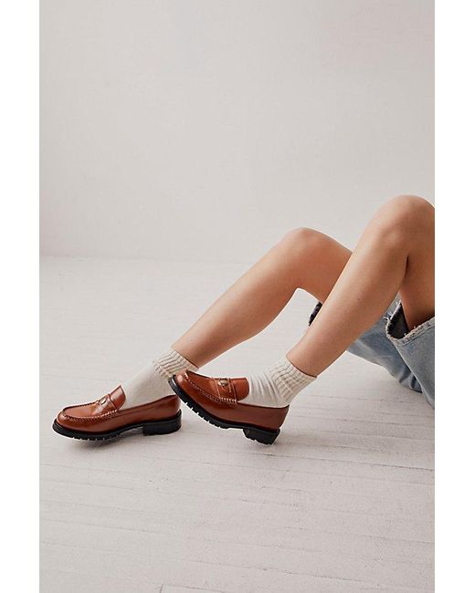 Free People Brown Liv Loafers