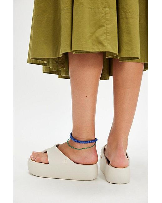 Melissa Green Free Platform Thong Sandals