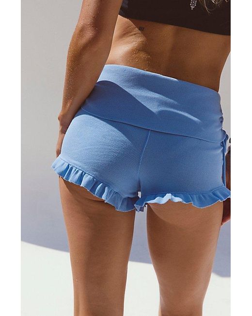 Fp Movement Blue Kick Off Shorts