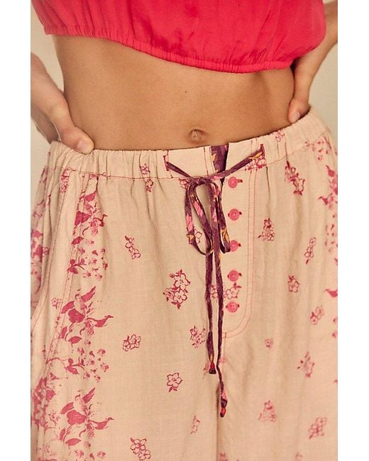 Free People Multicolor On Repeat Pj Pants