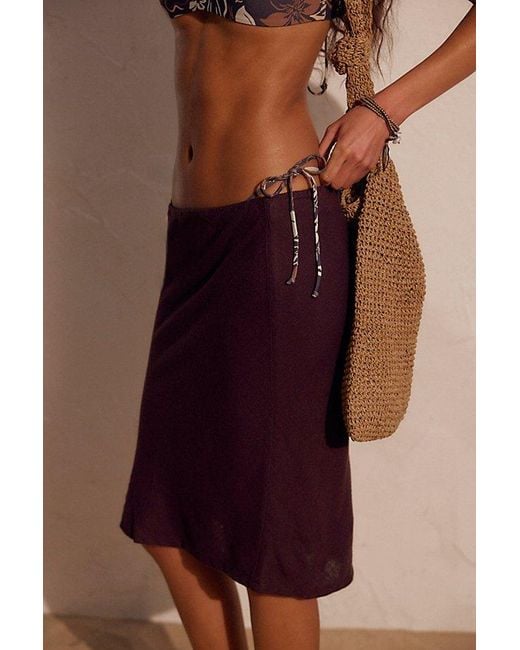 free-est Brown My Little Midi Skirt By