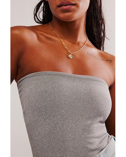 Free People Gray The Carrie Tube
