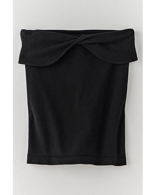 Intimately By Free People Black Simply Soft Twist Tube Top By