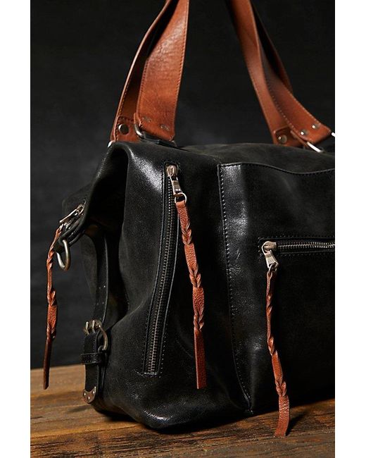 Free People Black We The Free Remade Emerson Satchel