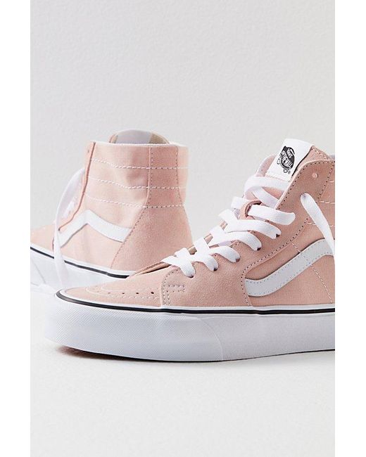 Vans Pink Sk8-Hi Top Sneakers