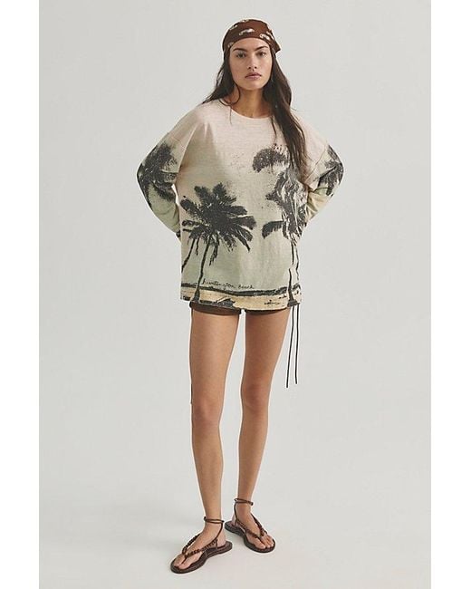 Free People Multicolor Kai Long-Sleeve Top