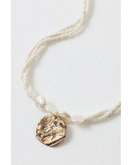 Free People White Sailor Necklace