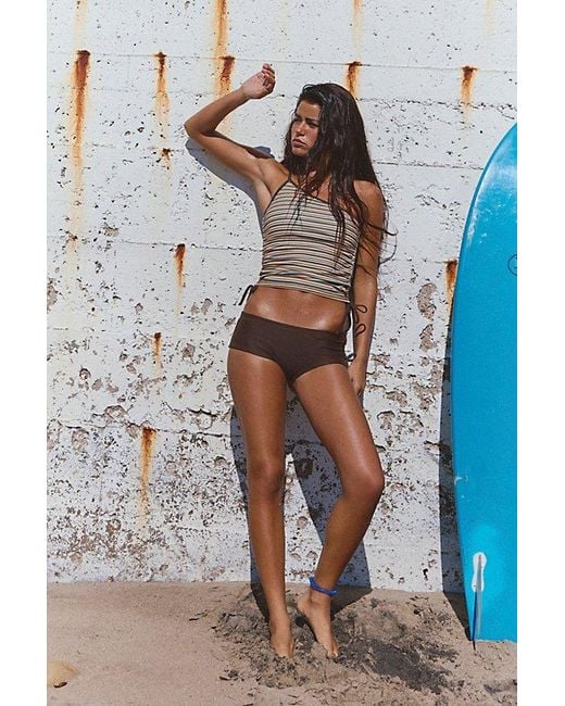 Salt Gypsy Brown Sun Room Surf Tank