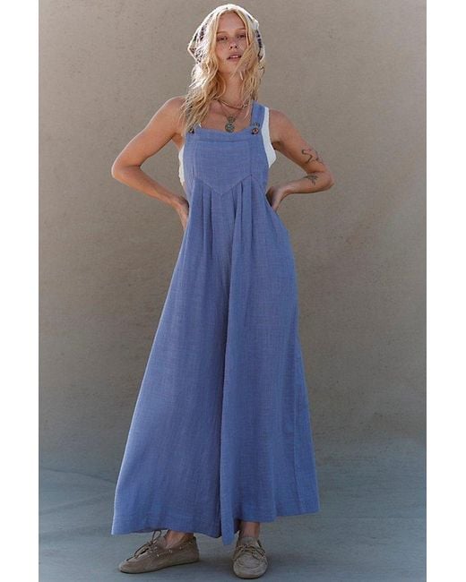 free-est Blue Sundrenched Dungarees By