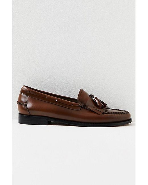 G.H.BASS Brown G. H. Bass Esther Kiltie Tassel Loafers