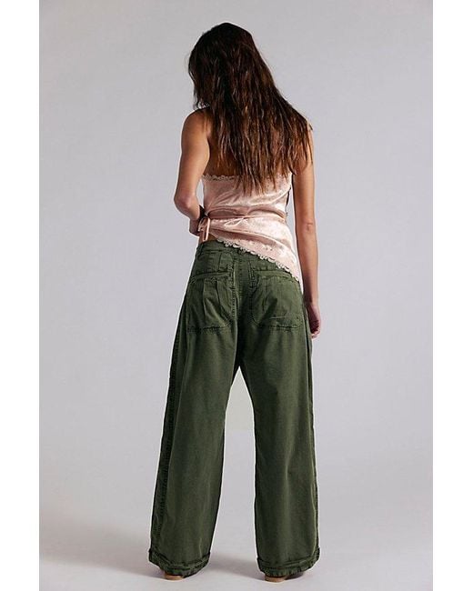 Free People Multicolor Clover Dropped Harem Trousers