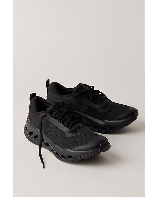 On Shoes Black Cloudsurfer Trail 2 Sneakers