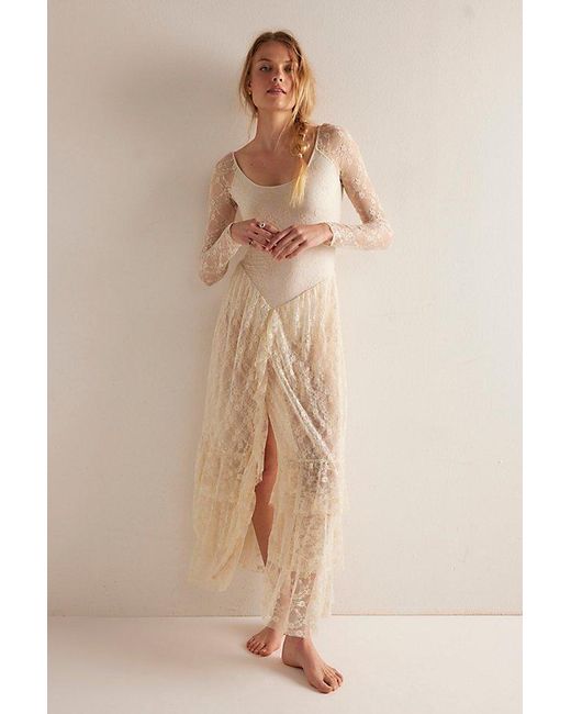 Intimately By Free People Multicolor Forever Yours Bodysuit By