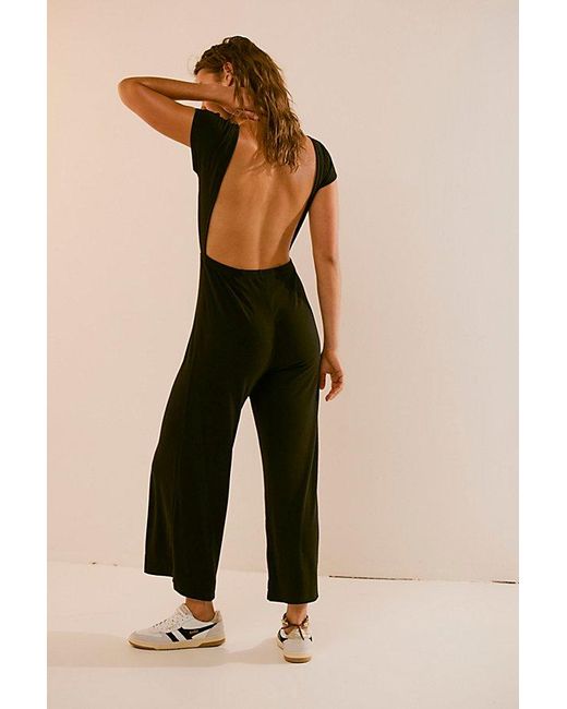 Free People Black Willow One-piece