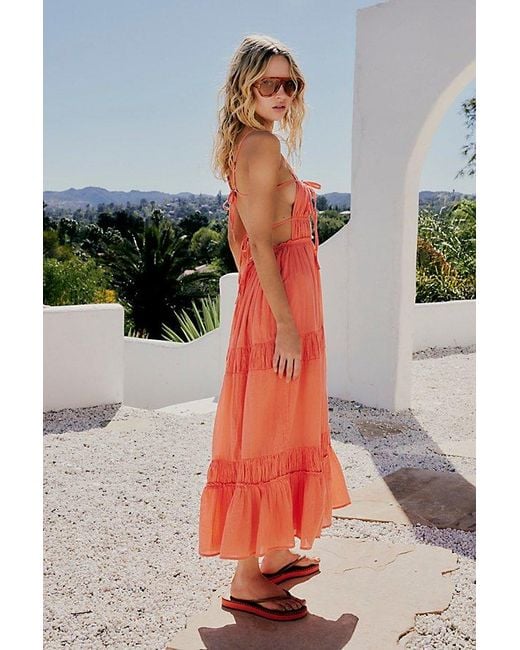 free-est Multicolor Taking Sides Maxi Dress By