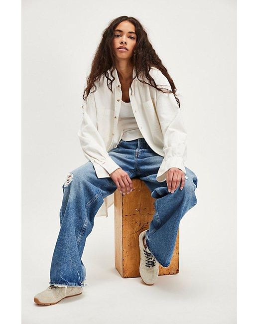 Citizens of Humanity Blue Ayla Baggy Jeans