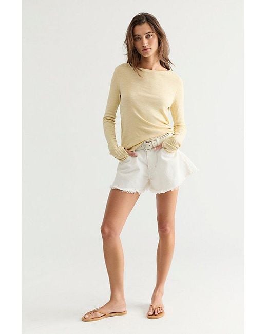 Free People Multicolor Tinsley Long Sleeve Top