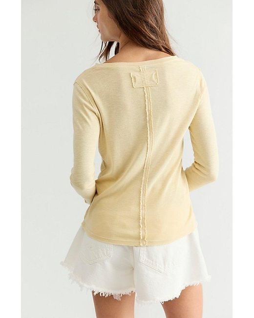 Free People Multicolor Tinsley Long Sleeve Top