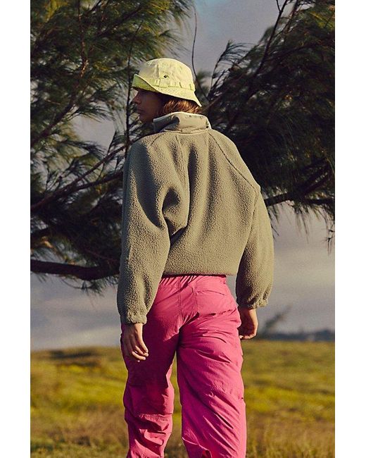 Fp Movement Blue Hit The Slopes Colorblock Fleece Pullover