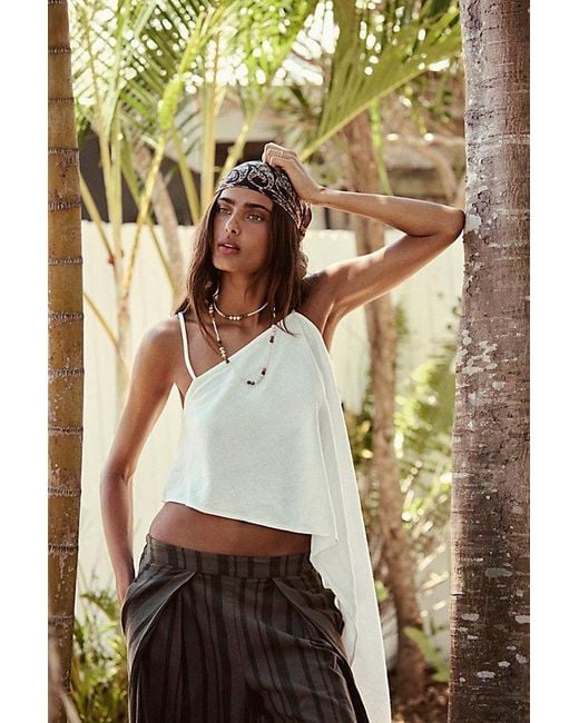 free-est Brown Delia Top By