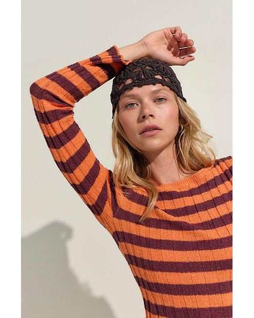 free-est Red Junie Sweater Mini Dress By