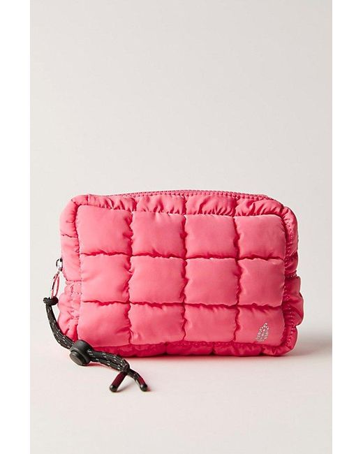 Fp Movement Pink Quilted Mini Case