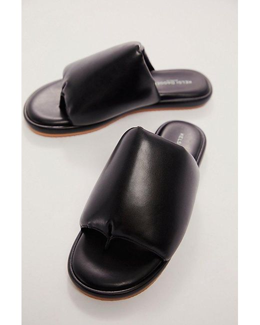 Kelsi Dagger Brooklyn Black Traveler Slide Sandals