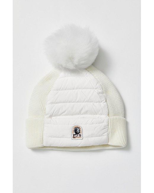 Parajumpers White Puffer Hat
