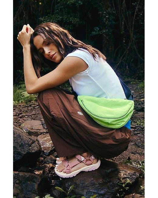 Free People Black Bulls Eye Sling Bag